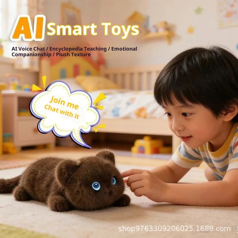 Intelligent Ai Talking Plush Toy Desk Companion Cute Stuffed Doll Best Friend Gift For Classmate Girls Birthday Gift