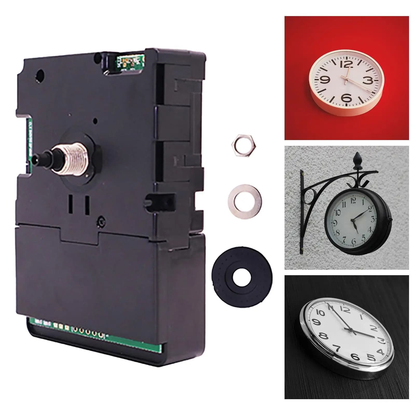 Movimento Orologio Automatico Sincronizzato WiFi Silenzioso al Quarzo, Ricambio Fai-da-te per Orologio da Parete Decorazione Soggiorno