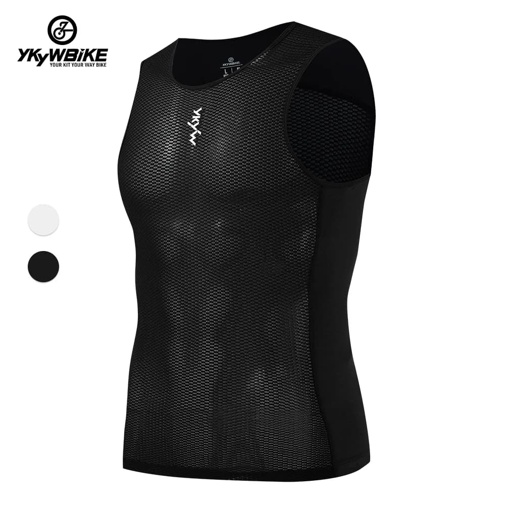 YKYWBIKE Cycling Base Road Men's Canopy Bicycle Vest Sleeveless Underwear Cycling Knife Summer Tour Outdoor Running Knife
