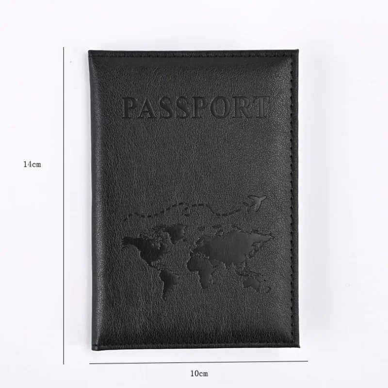 Passport Holder Wallet Cover Travel Essentials Pu Leather Card Case International Travel Accessories for Women/Men