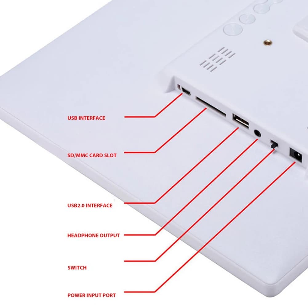 A03F-15.4 Pollici Cornice Digitale HD 1280X800 Cornice Elettronica Musica Film Funzione Lettore Video