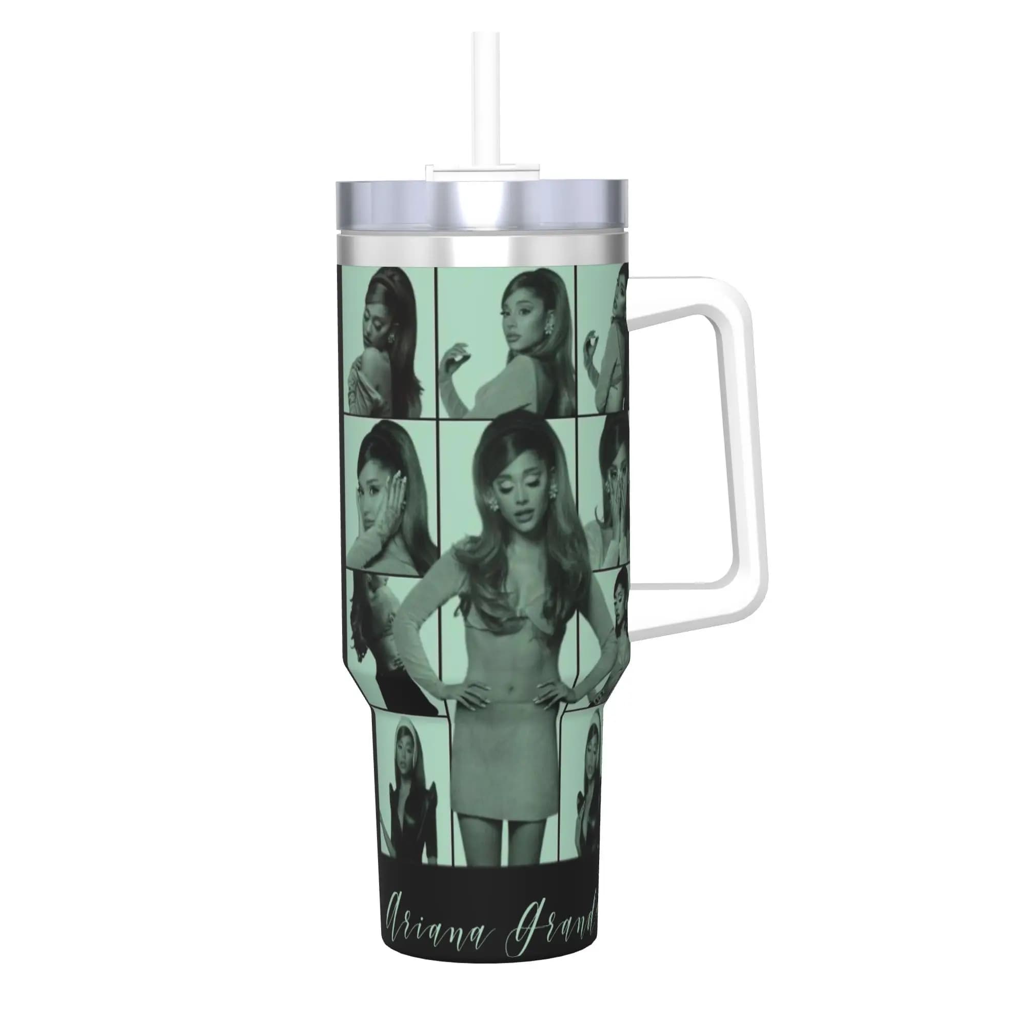 Stainless Steel Tumbler Arianas Grandes the Eras Tour Thermal Mug Keep Heat Cold and Hot Car Mugs Travel Water Bottle