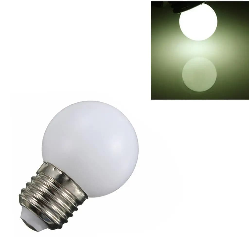 Lampadina LED a Risparmio Energetico E27 a Forma di Globo per Illuminazione Esterna da Giardino e Feste