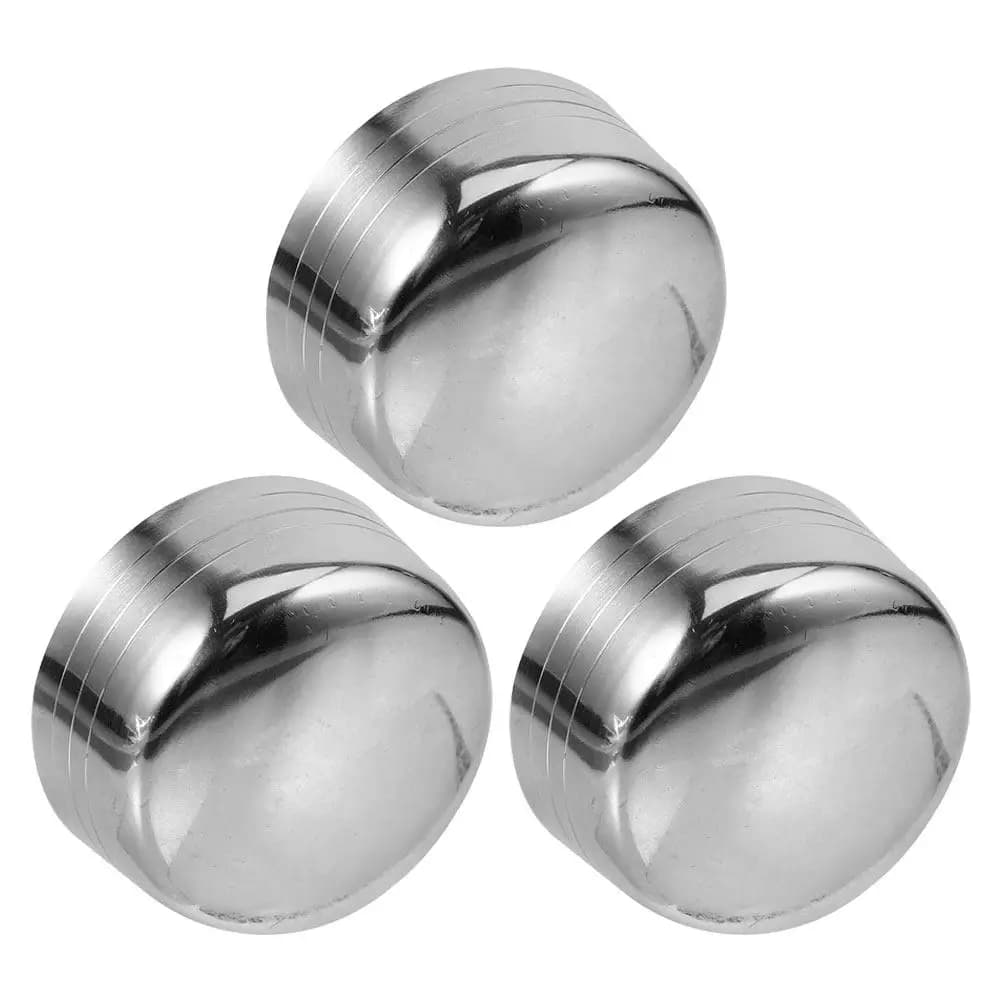 3 Pezzi Coperchi di Ricambio in Acciaio Inossidabile per Shaker, Adatti per Shaker da 550 ml, Essenziali per Cocktail, Barman, Bar e Feste, Coperchi per Contenitori in Acciaio