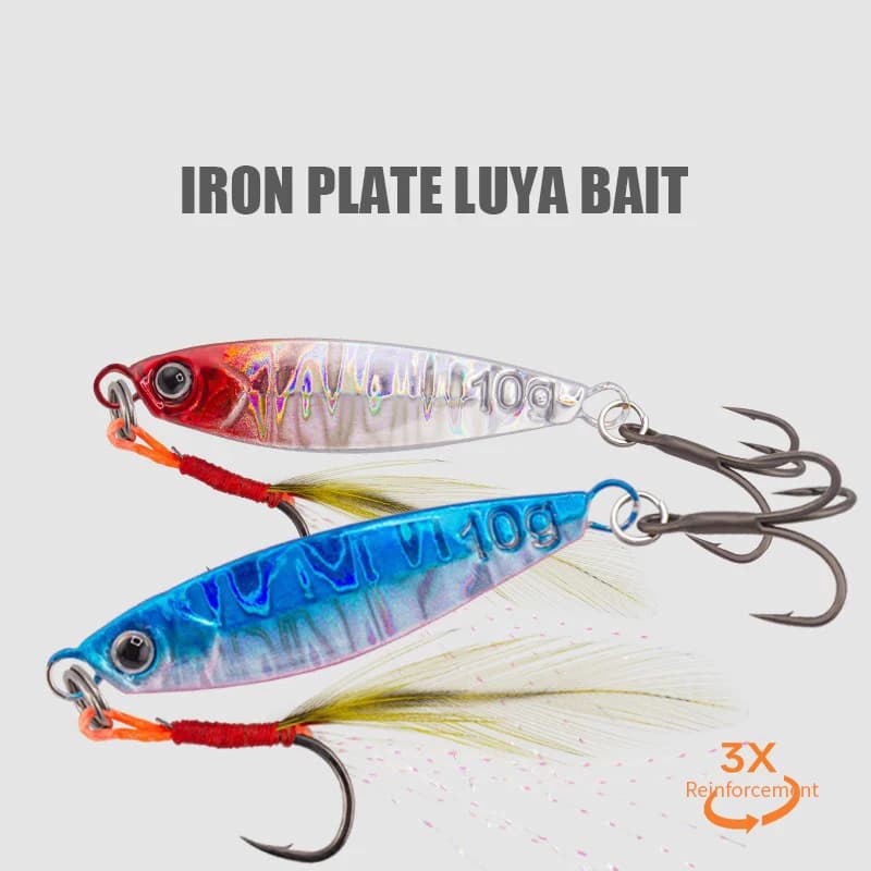 Richiamo di pesca in metallo 7g 10g 15g 20g 25g Shore Cast Hook Swimbait Cucchiaio Jig Esca artificiale Copertura Luccio Trota Pesca Spinning Tackle