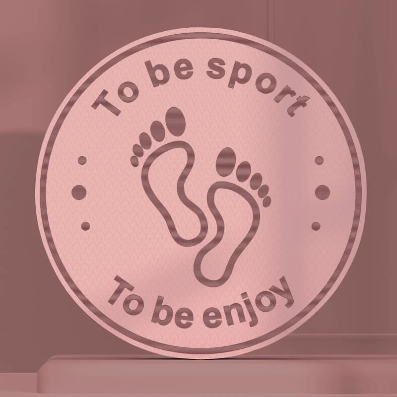 Factory Price Waterproof Ecological Scent Sound Absorbent Silent TPE Round Rope To Jump Mat To Jump Gym Training Gym Zerbino