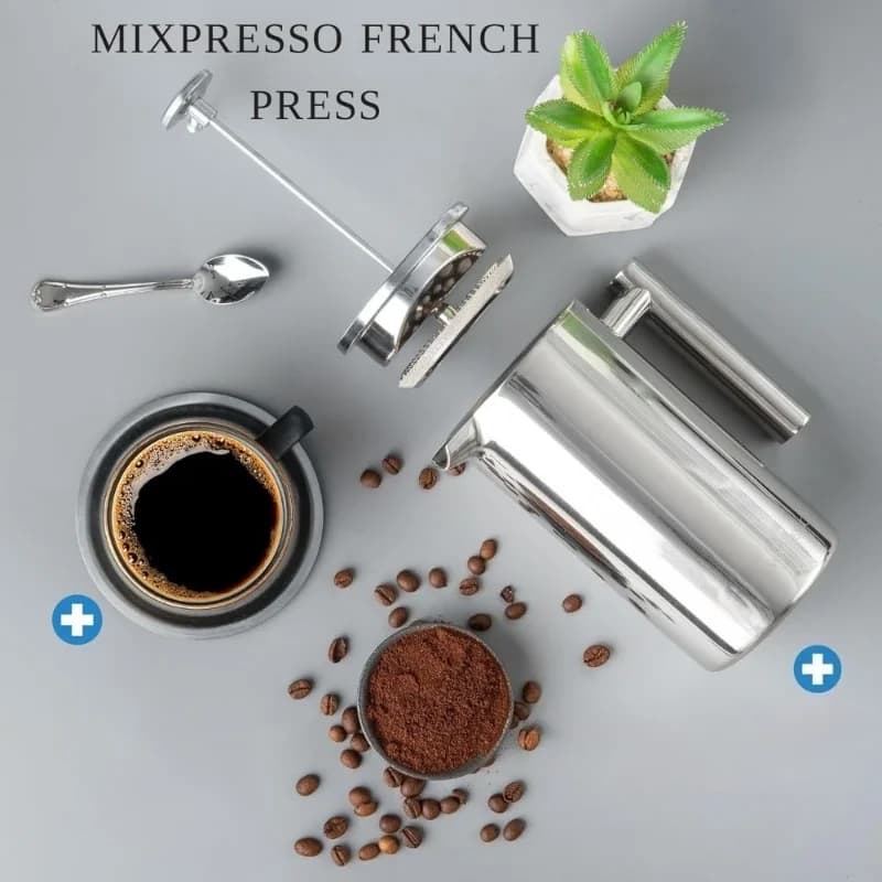 350 ml Stainless Steel French Insulated Press Double Wall Easy to clean Easy to clean Durable Metal