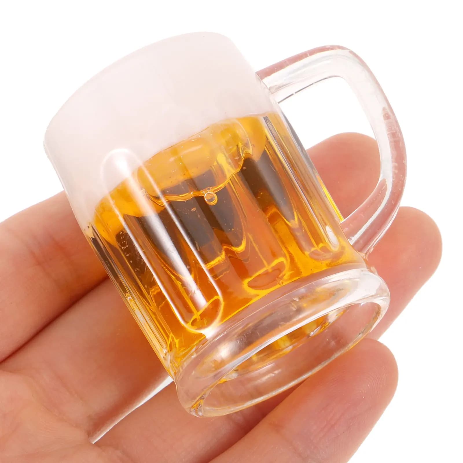 3 Pezzi Ciondoli Realistici a Forma di Boccale da Birra per Creazione Gioielli Fai da Te, Collane, Bracciali, Orecchini, Ciondoli per Telefono, Decorazioni per Zaini, Artigianato, Boccali da Birra