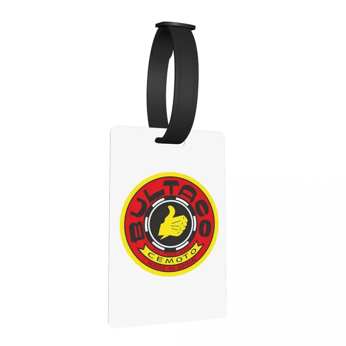 Etichette per Bagagli Bultaco Motorcycles, Accessori per Valigie, Targhette per Bagagli da Viaggio, Porta Etichette con Nome e Indirizzo