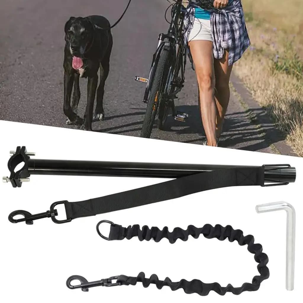 Guinzaglio per Cani da Esterno, Guinzaglio per Bici, Guinzaglio Mani Libere per Cani, per Bici, Passeggiate, Corsa, Accessori per Animali Domestici