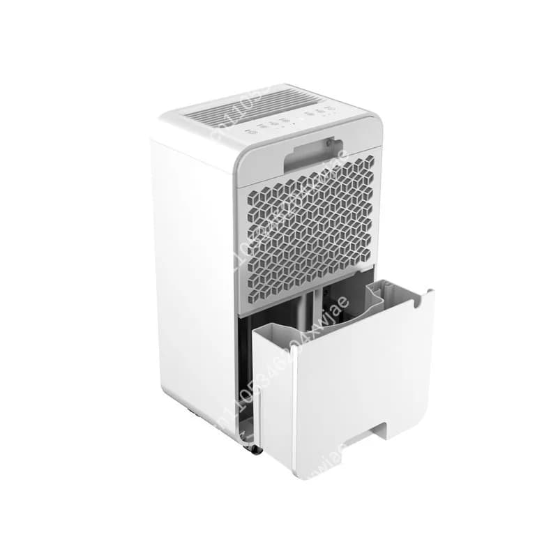 Deumidificatore domestico J-129E 12L, compatto, silenzioso 36dB, per camera da letto, soggiorno, bagno, con funzione a ioni negativi.