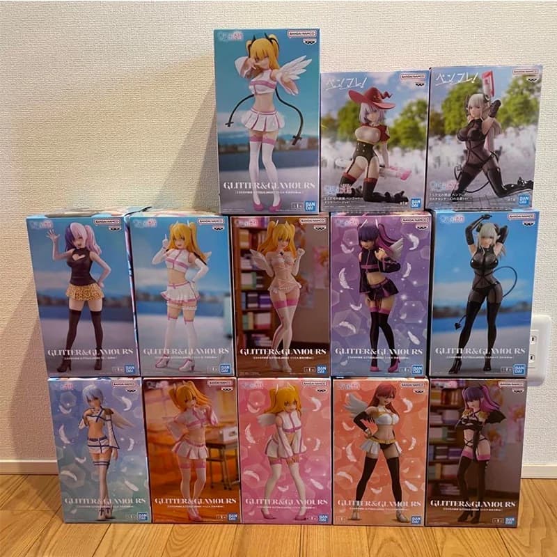 Disponibile Bandai GLITTER & GLAMOURS 2.5 Seduzione dimensionale RIRISA AMANO Lily Elu Ariel Anime Action Figures Modello Ornamenti