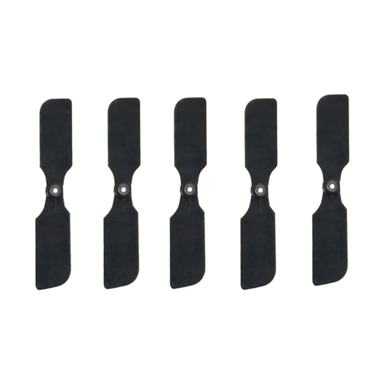 6PCS Pale di coda universali Elica dell'ala di coda Lunghezza 47mm Diametro interno 1.3mm Gruppo rotore per accessori per elicotteri RC
