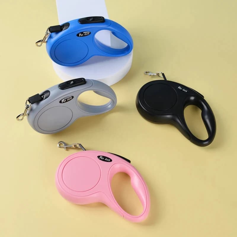 Guinzaglio Retrattile per Cani 3M 5M, Robusto Guinzaglio Automatico Estensibile per Cani Piccoli e Medi, Accessori per Passeggiate, Corda per Cuccioli