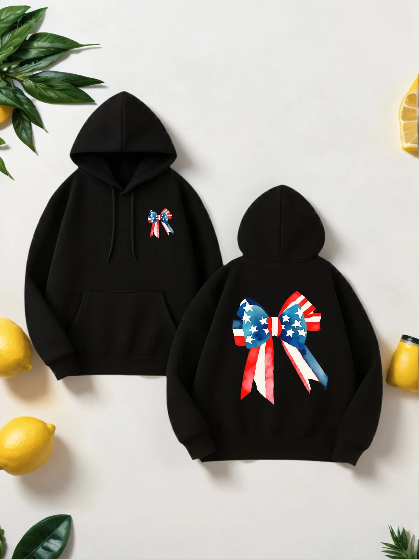 Felpa con cappuccio grafica da uomo, felpa con cappuccio casual con stampa fiocco per uomo, tessuto morbido, da indossare tutti i giorni