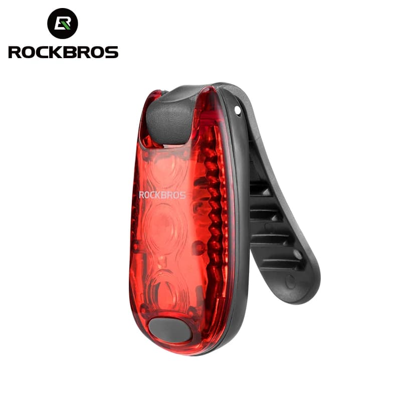 ROCKBROS Bicycle Rear Light Bicycle Warning Rear Light Bike Helmet Bag Rear Light Lantern Mini Bicycle Accessories Water Repellent