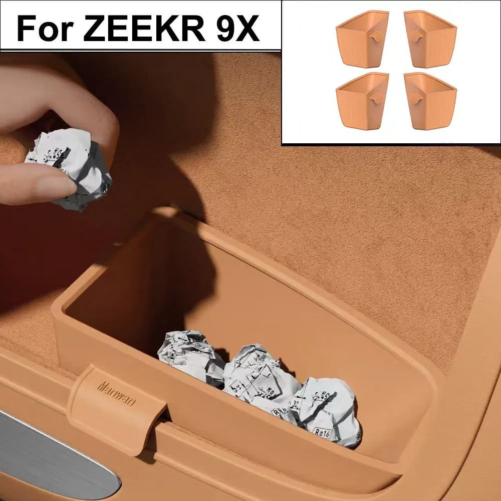 For ZEEKR 9X 2025 2026 Garbage Bin Umbrella Bin Storage Box Car Door Storage Box