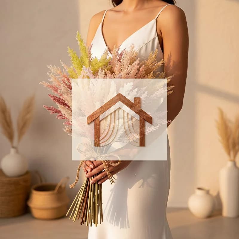 52.5cm Lifelike Artificial Astilbe Chinensis Flowers Simulation Green Plants for Hotel Corridor Wedding Event Decoration