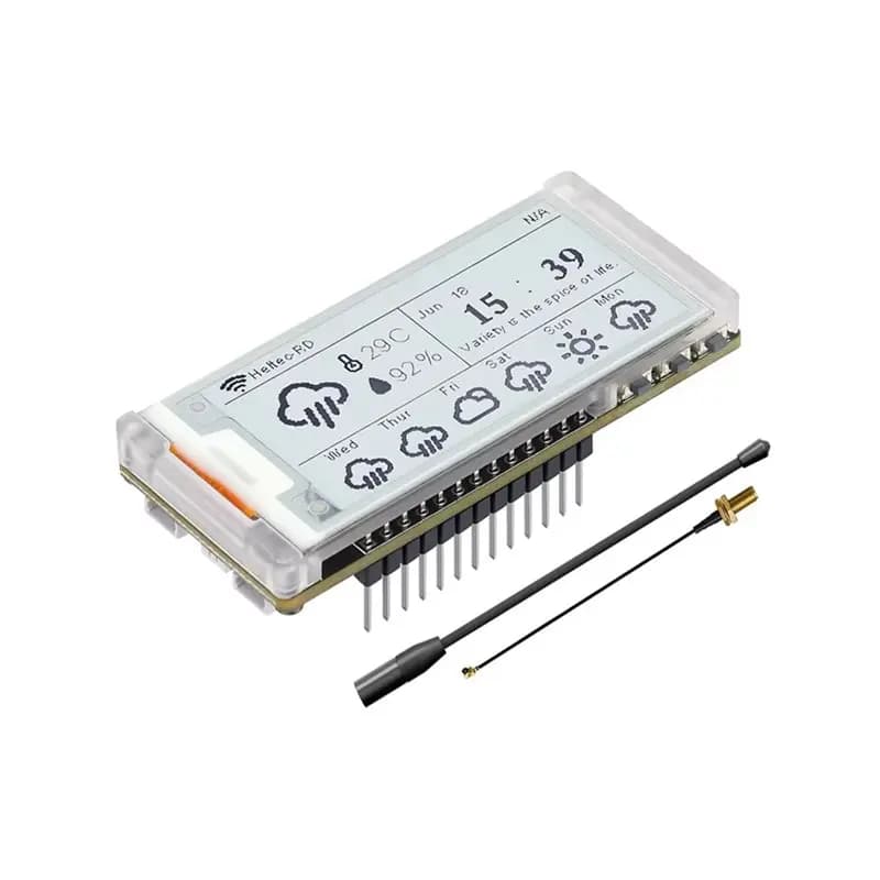 Display E-Ink B27B ESP32 Lora Wifi BLE per Heltec Meshtastic, Monitor E-Paper da 2,13" con Antenna Gateway Lora