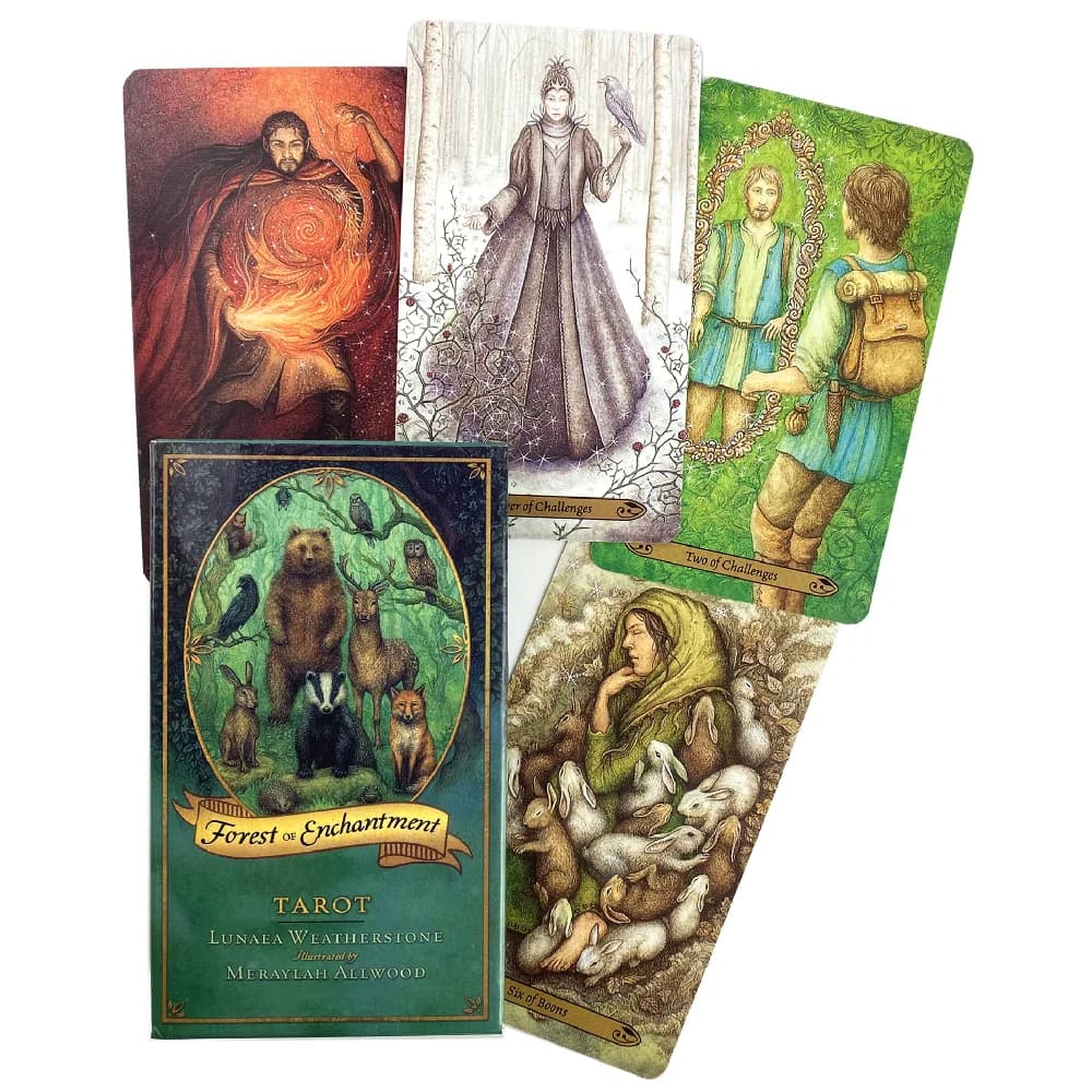 Forest Of Enchantment Tarot Leisure Entertainment Card Family Gathering Divination Deck Tarot Board Playing Cards