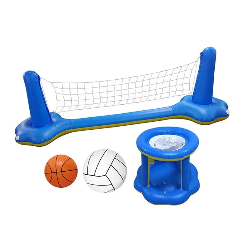 2026Hot Selling Inflatable Basketball Stand and Volleyball Set Toyspromote sales