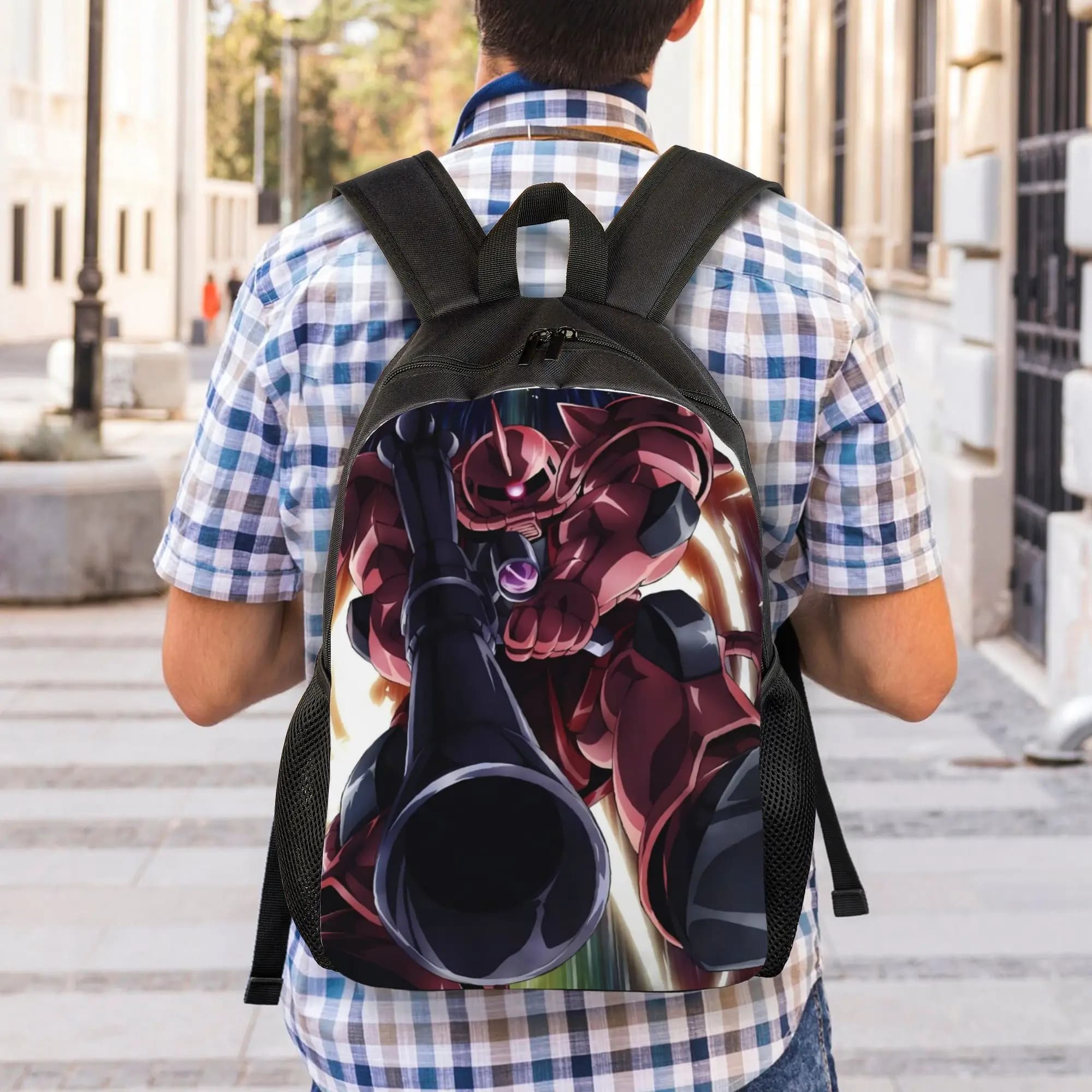 Zaino vintage Gundam 38 per il ritorno a scuola, BANDAI, per impiegati d'ufficio