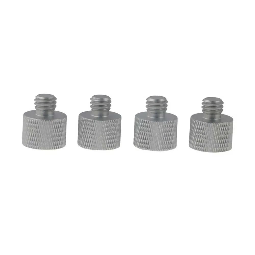Male-female thread adapter for microphones, microphone media, tripods, telemeters and microphone converter