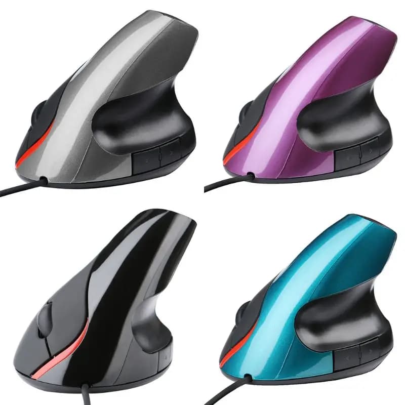Mouse da gioco verticale cablato ergonomico USB Optics Mouse Mouse 1600 DPI per PC Laptop Gamer joystick Gaming Mouse verticale
