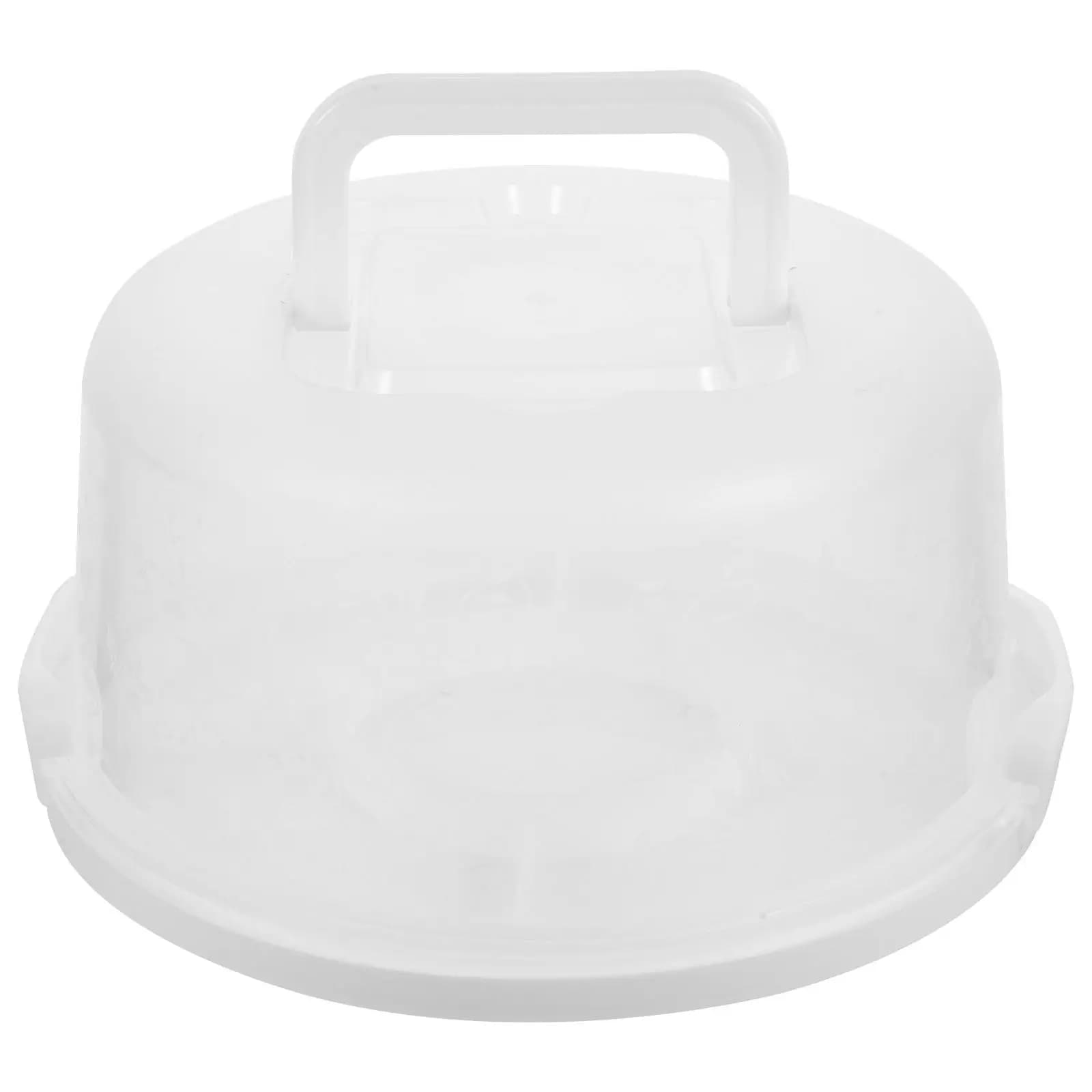 Food Safe Reusable Cake Box Lid Portable Handle Design for Cakes Pastries Breads Cake Storage Container Bread Keeper