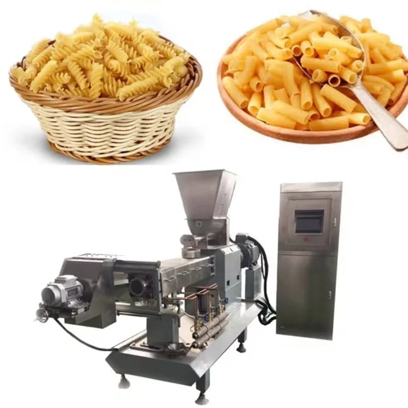 Macchina per Pasta e Spaghetti da 500kg/ora, Linea Automatica Completa per Produzione di Maccheroni