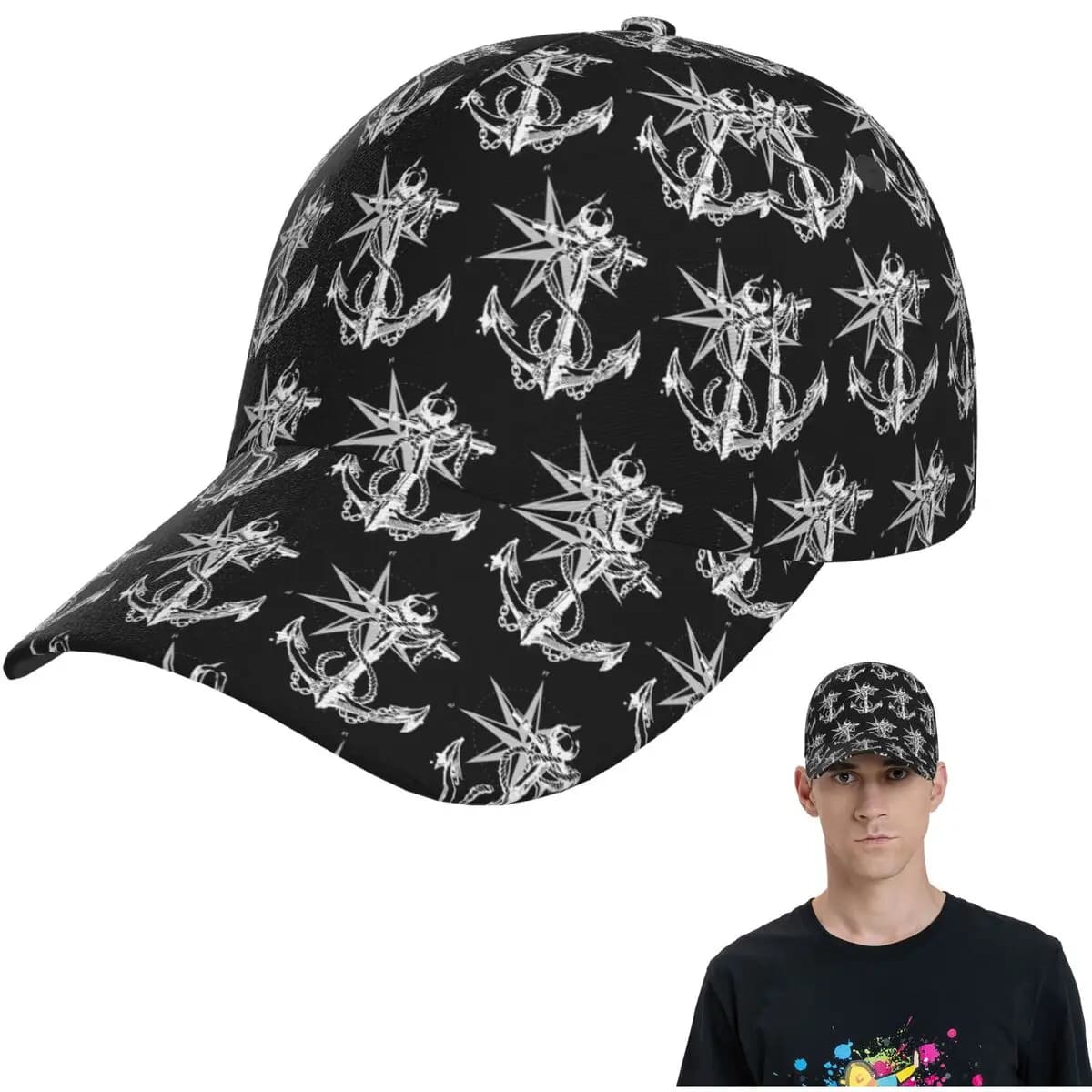 Bussola nautica Capitano Anchor Boat Mesh Berretti da baseball Snapback Moda Cappelli da baseball Traspirante Casual Casquette Outdoor