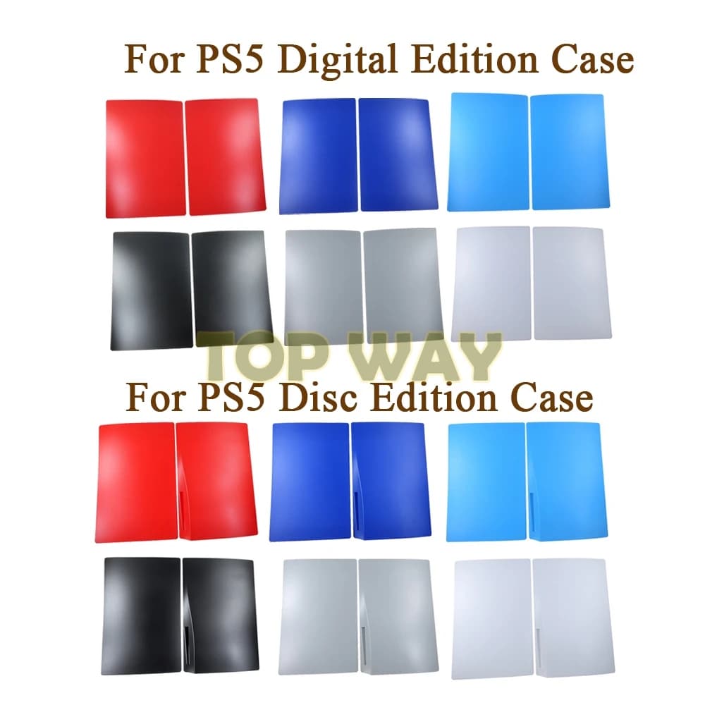 1set For PS5 Digital Edition Case Solid Disc Case Shell Skin Panel Housing Cover For PlayStation 5 Game Console Accessories