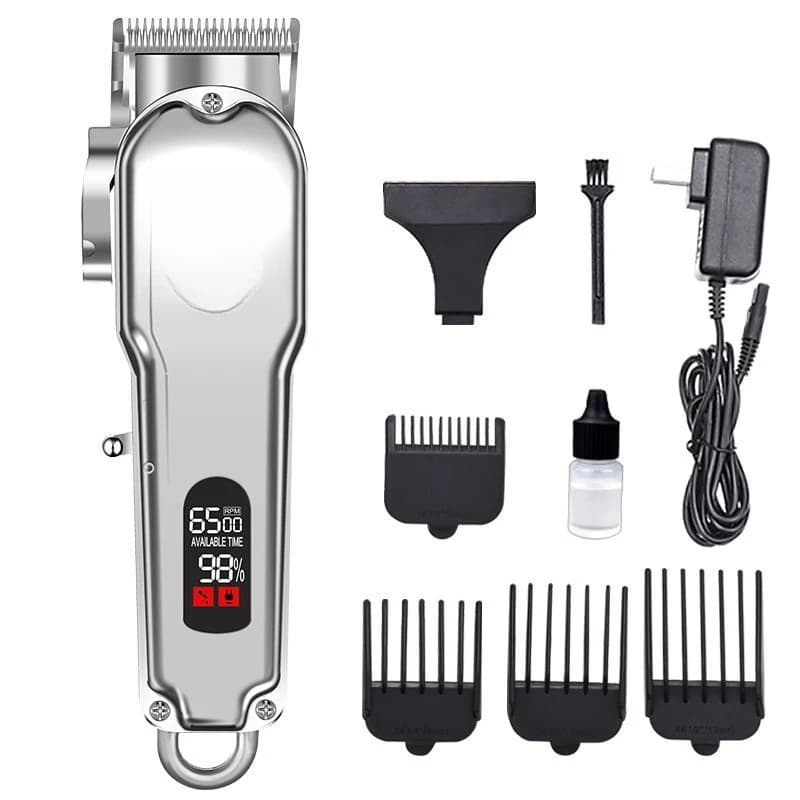 Pet Hair Clippers, High Power Dog Grooming Trimmer, Metal Professional Electric Shaver for Dogs, Pet Grooming Tool