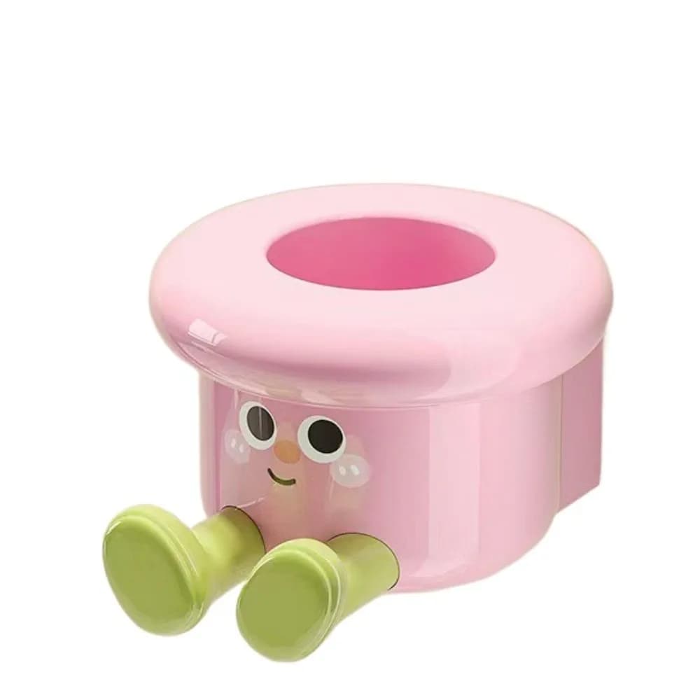 Cartoon Magnetic Toothbrush Cup Wall Mounted Punch-Free Toothbrush Holder Home Storage Storage Rack for Bathroom Accessory
