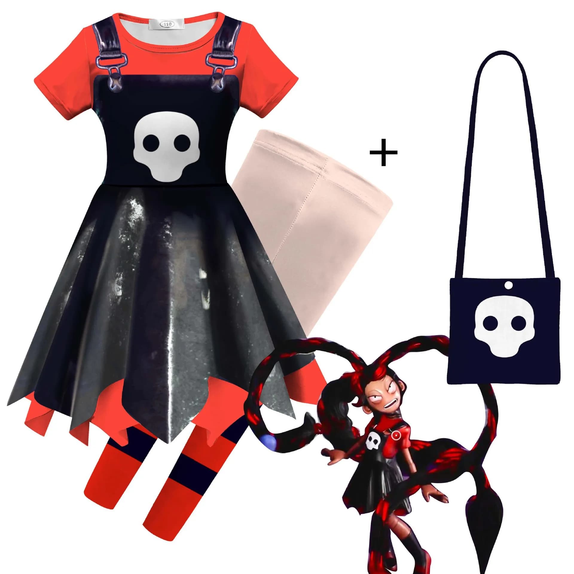 Poppy Cos Lily Lovebraids Costume Cosplay Abbigliamento per Halloween NexoCosplay