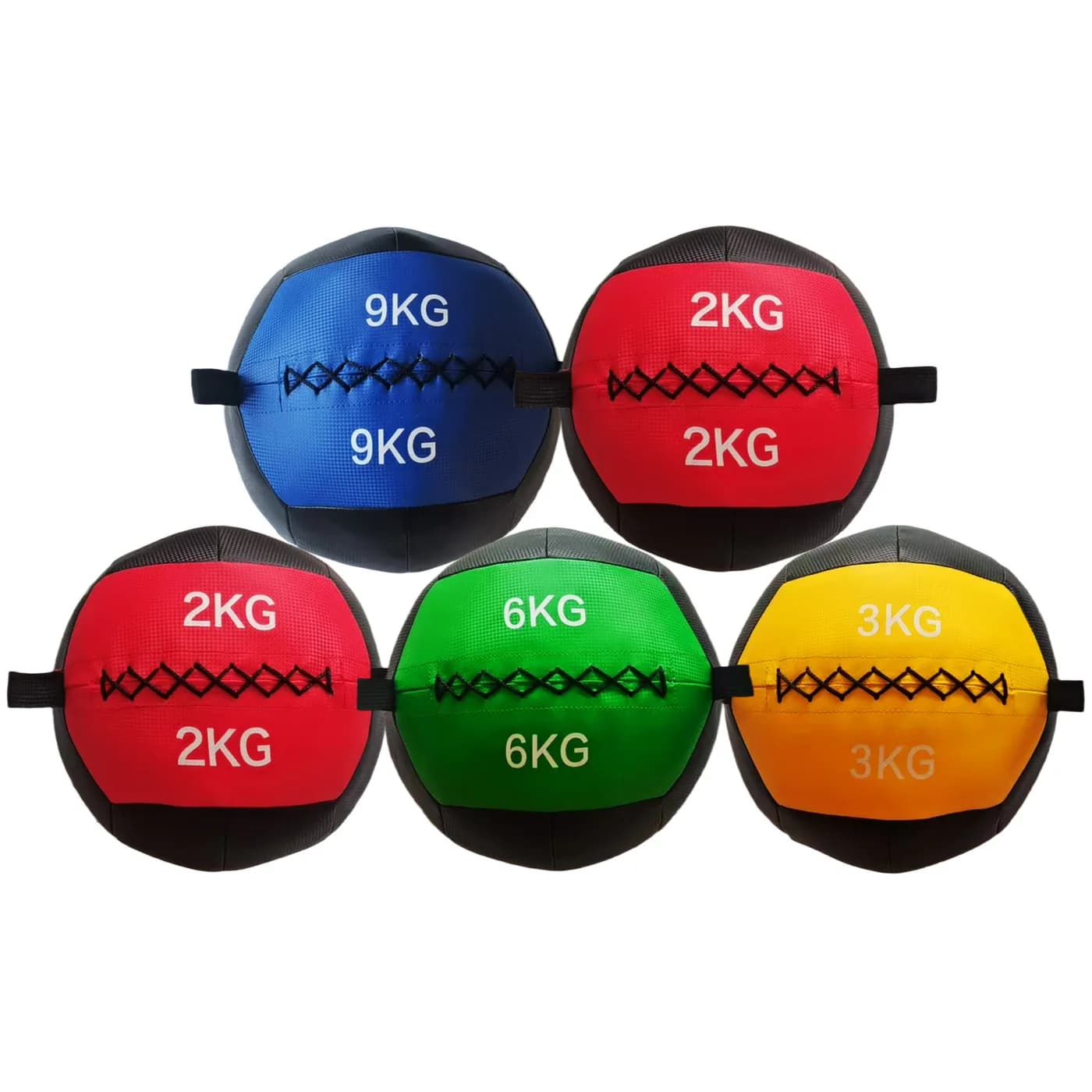 Empty Medicine Wall Ball Shell 2-12KG Options Filling Not Included for Gym Core Strength Balance Wall Throw Training
