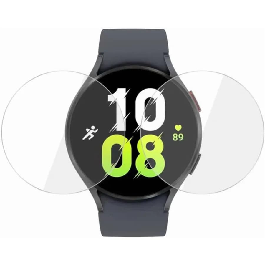 for Galaxy Watch5 44mm Smartwatch Screen Tempered Glass, [2 Pcs] Anti-Scratch 9H Hardness Screen Protector Easy Install Case Fr