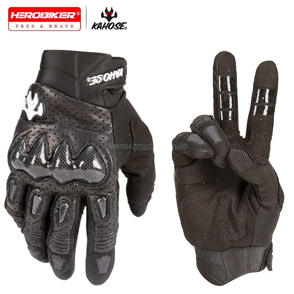 Guanti da Moto per Fuoristrada, Guanti da Motocross, Guanti Sportivi Antiscivolo e Resistenti all'Usura per Uomo e Donna