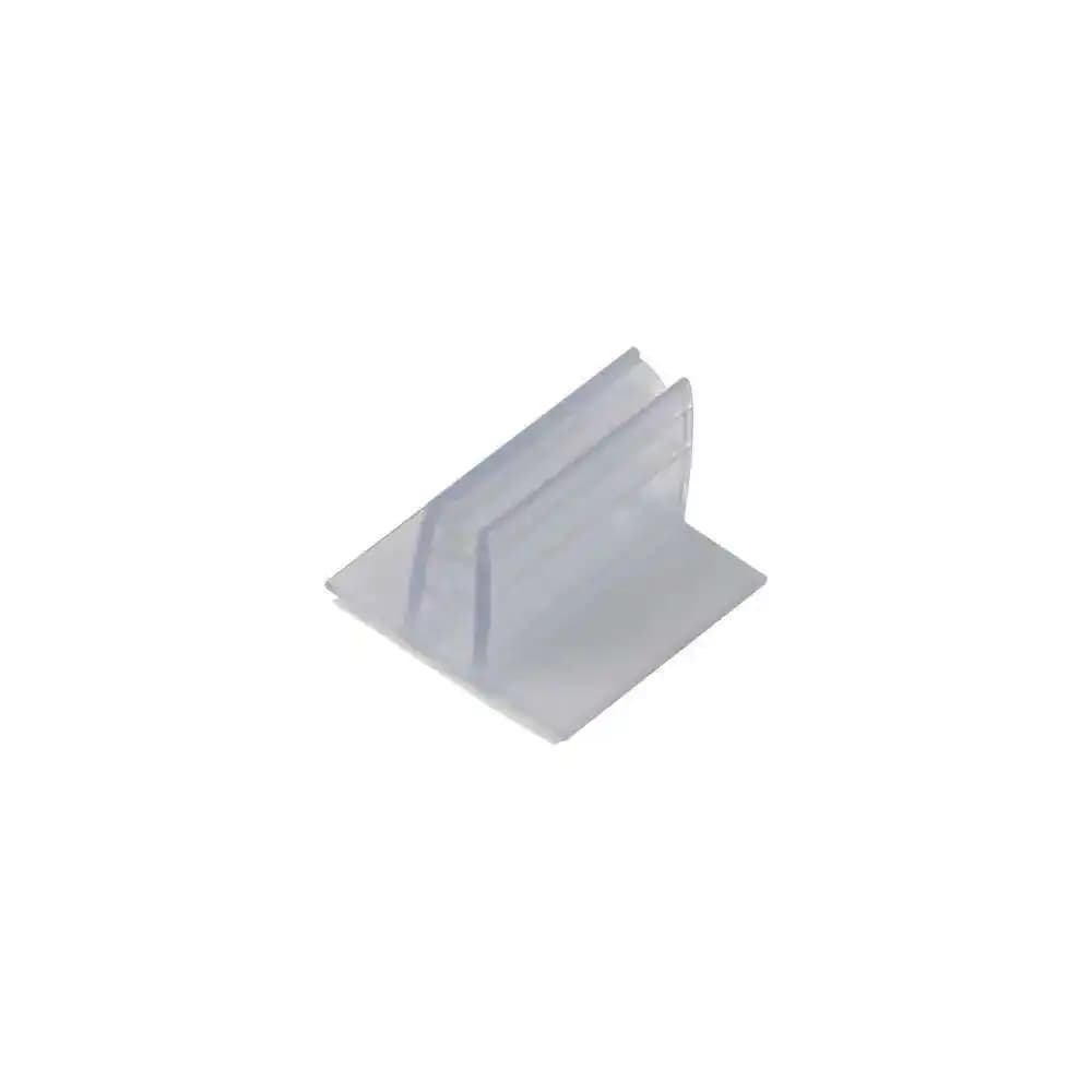 Portaetichette Trasparenti in Plastica per Scaffali, Clip Adesive per Cartelli, Supporti per Poster in Cartone KT