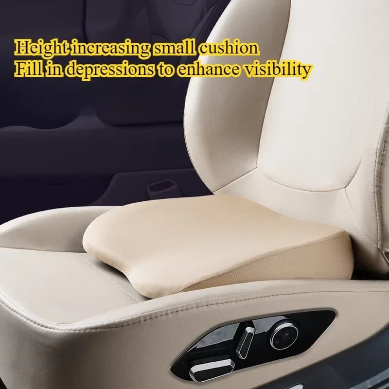 Aumenta l'altezza dell'auto Cuscino del sedile Ispessimento Portatile per tutte le stagioni Aumenta l'altezza del sedile singolo Piccolo supporto lombare per auto