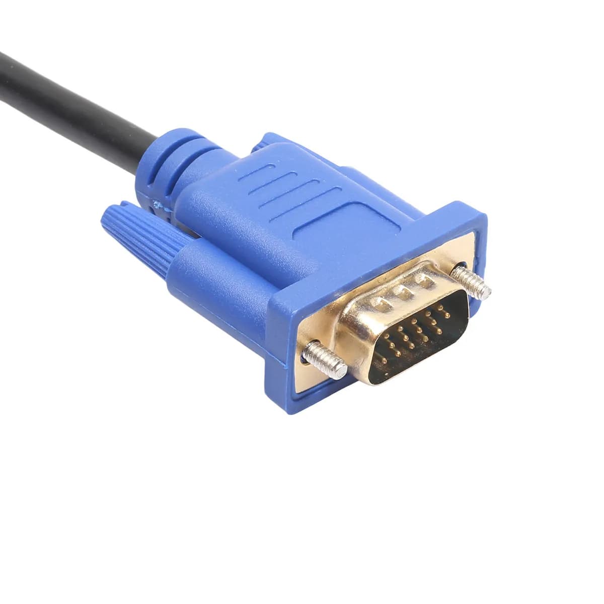 Cavo VGA Maschio-Maschio da 1,8m Placcato Oro HDB15 15-Pin ad Alte Prestazioni con Larghezza di Banda 340Mhz per Proiettore, Monitor, HDTV, Lettore DVD, PC