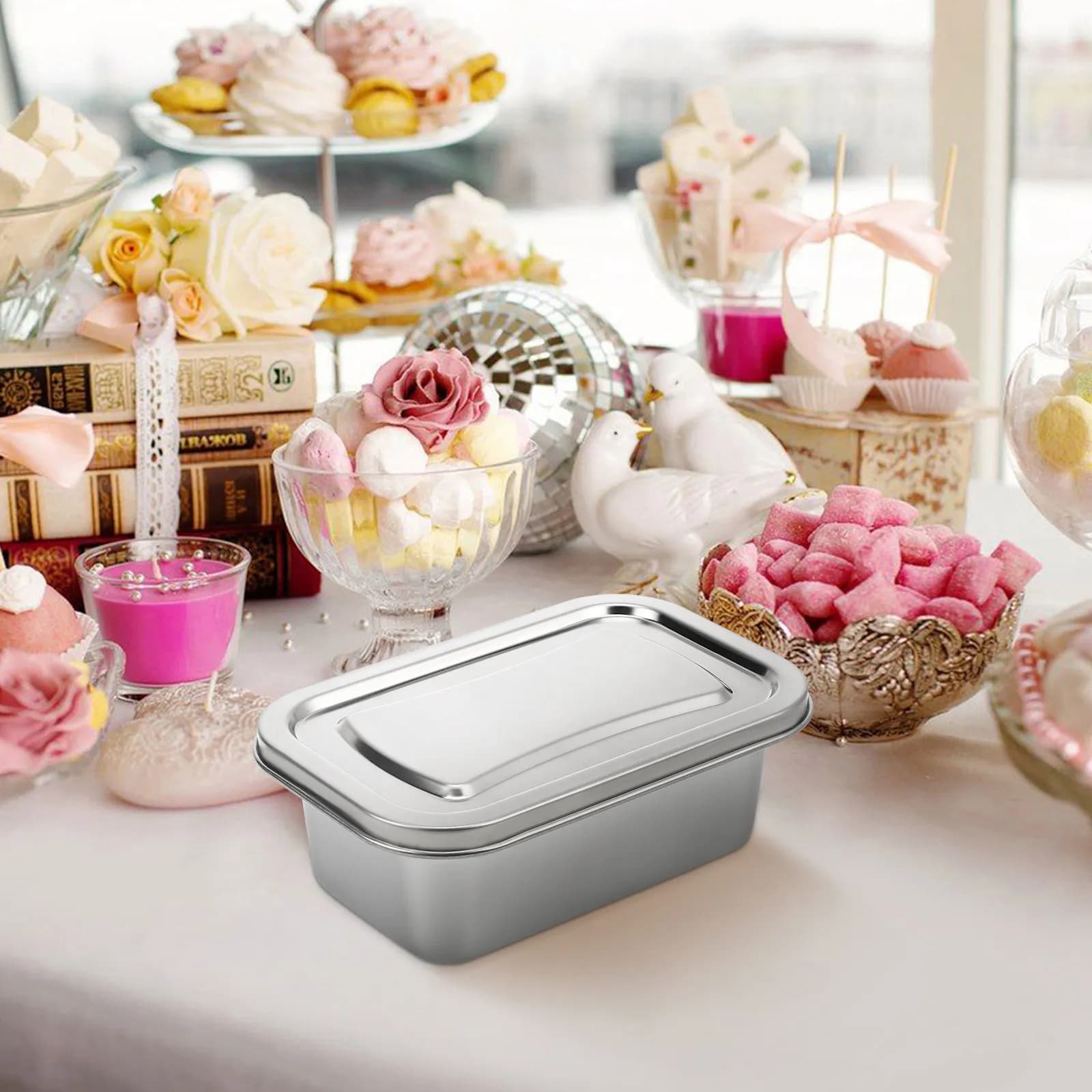 Ice Cream Box Premium Food Fresh Keeping Container Household Freezer Storage Box Sealed Multi-Function Ice Cream Keeper