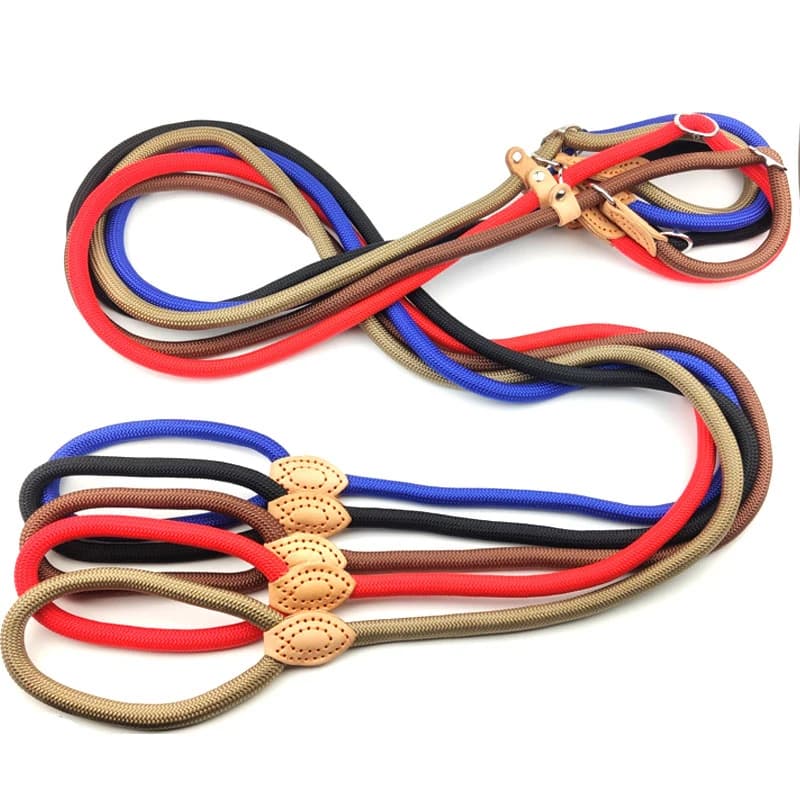 Pettorina per collare regolabile Guinzaglio per cani Guinzaglio in nylon per animali domestici Pettorina per cani Cintura in corda resistente Accessori per cani leggeri Collare per gatti