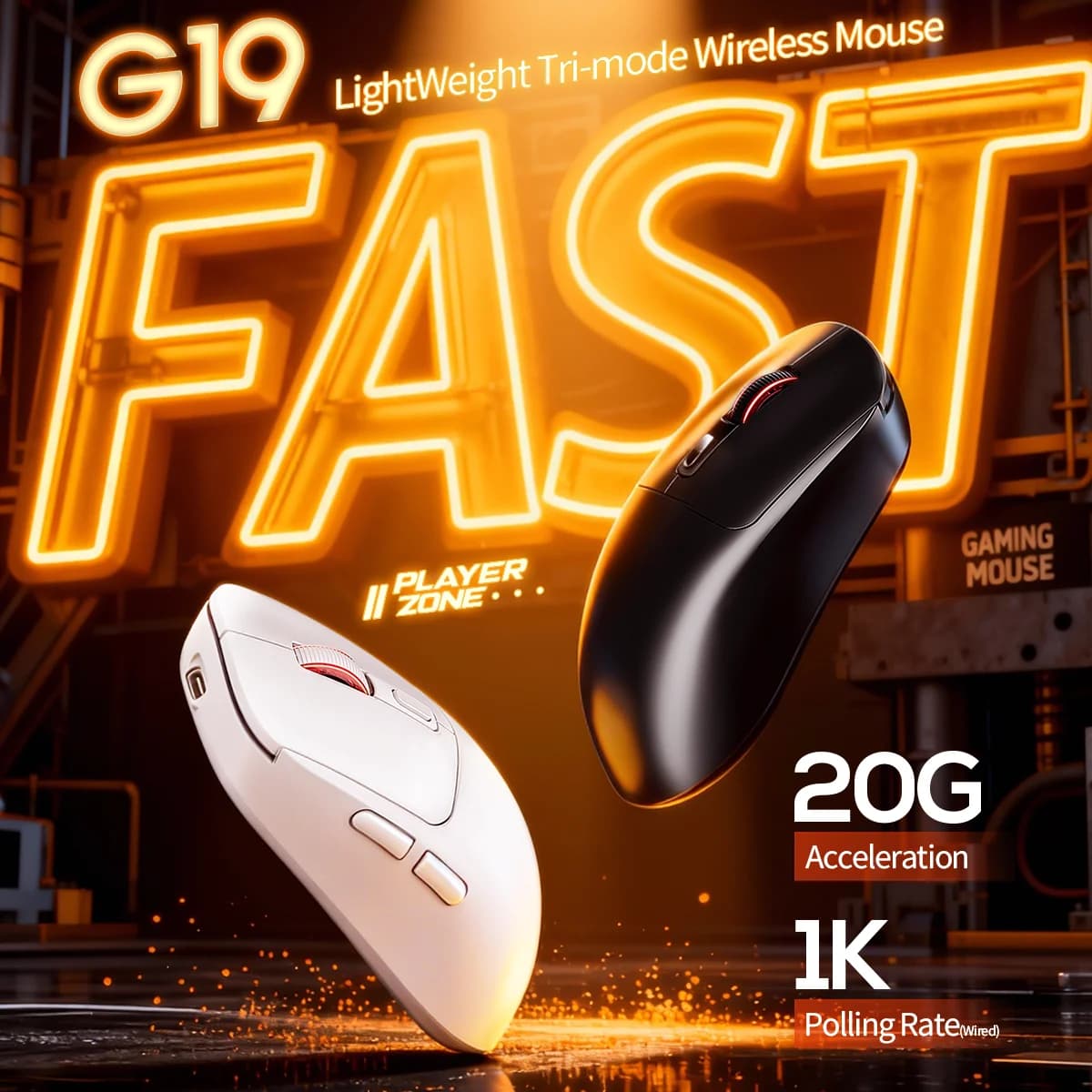 Mouse wireless trimodale Batteria ricaricabile incorporata Leggero cablato/2.4G/BT Mouse Desktop/Laptop Gaming/Ufficio