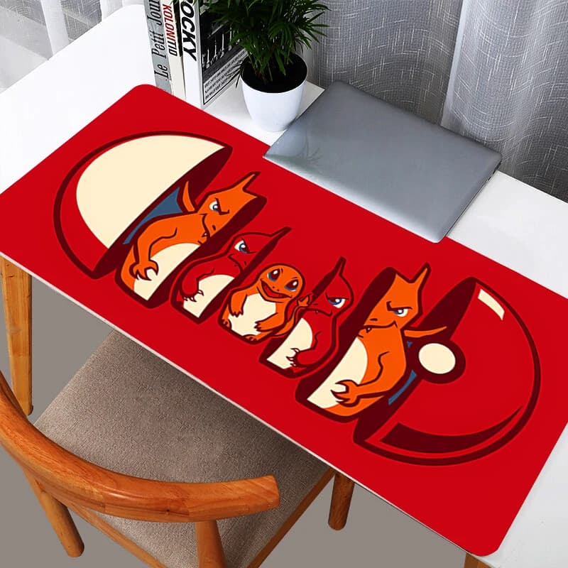 Tappetini per Mouse XXL da Gamer, Tappeto da Scrivania Pokemon Pikachu, Moderno e Resistente, per Tastiera e Laptop, Nuovo Mousepad da Gaming