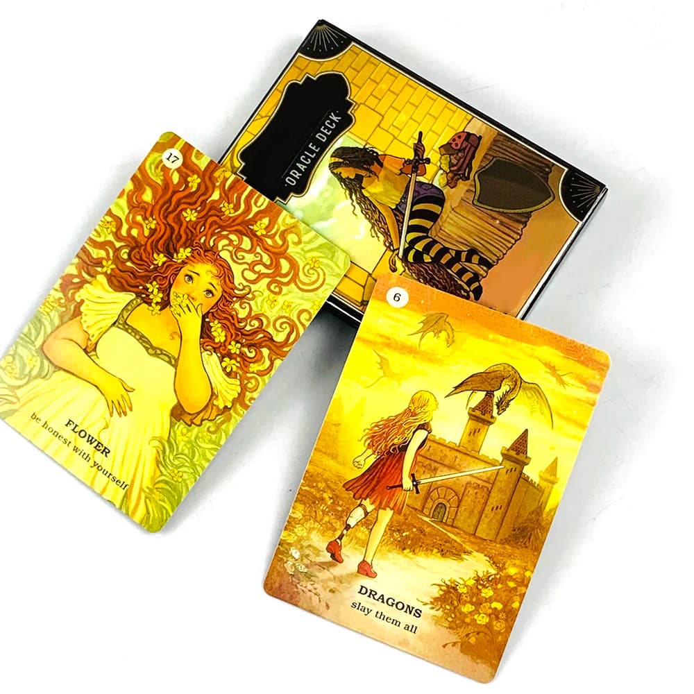 New Oracle Cards 46pcs Deck Best Casual Party Board Games For Girls and Women, Perfect For Divination & Gift Giving