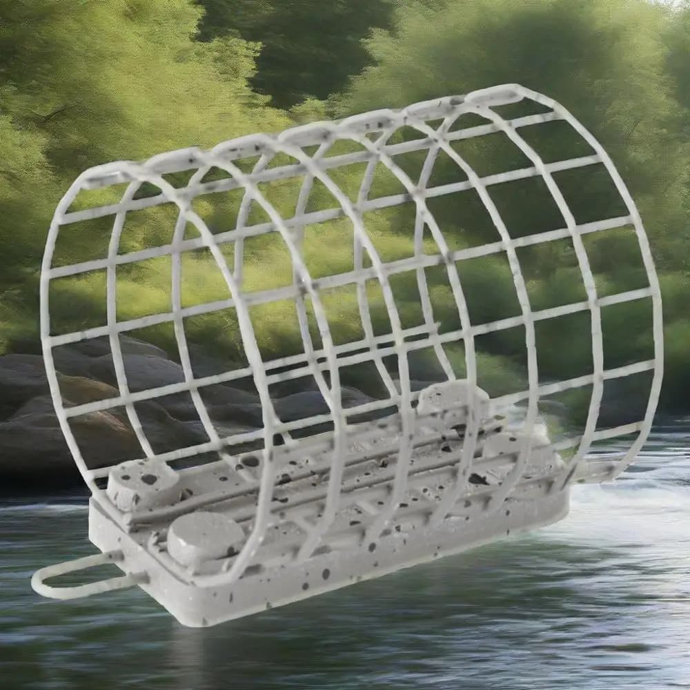 NGB Fishing equipment Feeding cage Stainless steel bait Fishing equipment Basket for round square feeder Sand for fishing bait