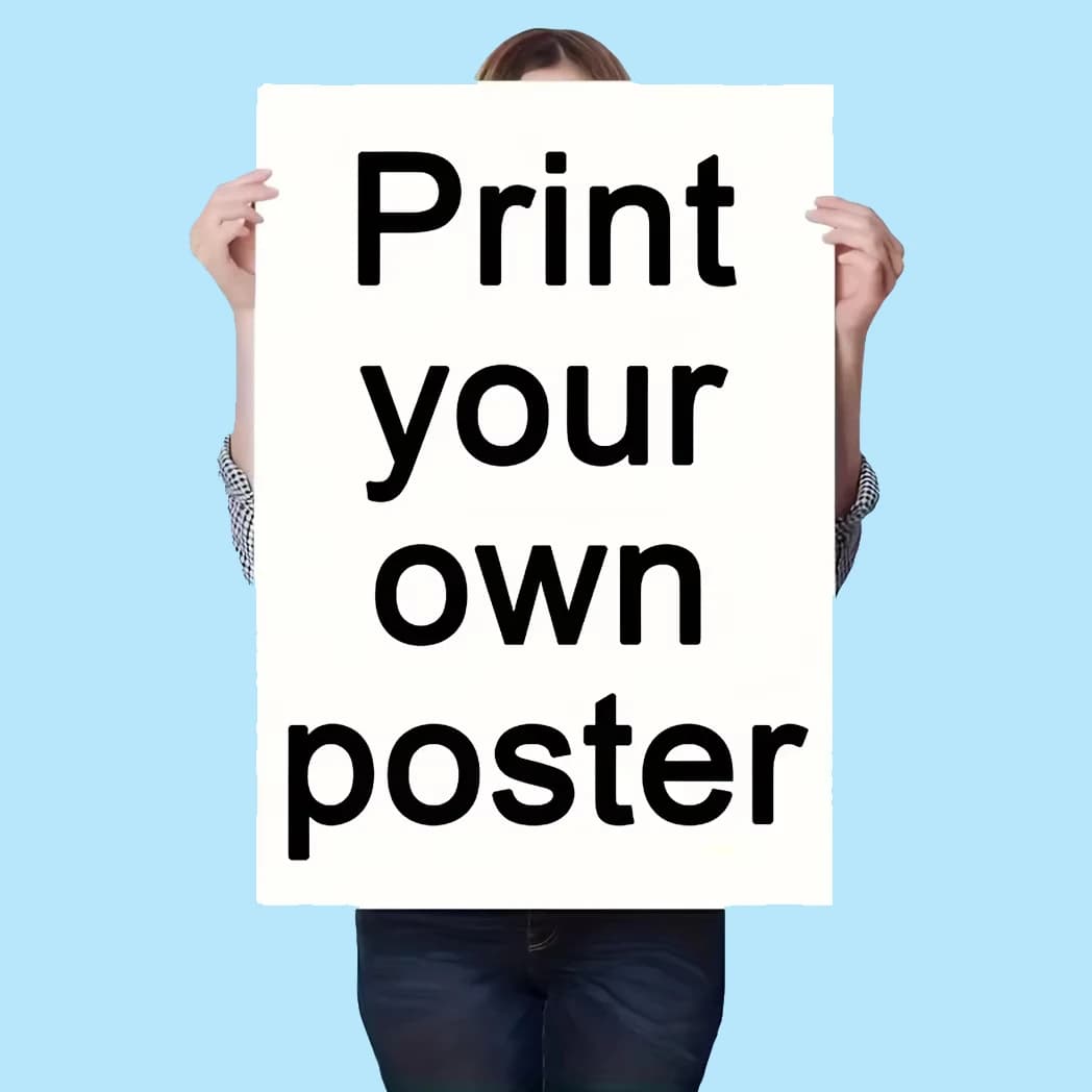Custom Canvas Prints Photo Custom Poster for Family Life, Pets, Anime, Birthdays, Weddings, Scenery, Home Decor Gifts