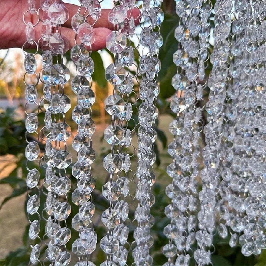 10 Strips/20 Strips/1m 14mm Acrylic Pearl Tent Transparent Star Shape Anise, Wedding Decorations and Celebrations