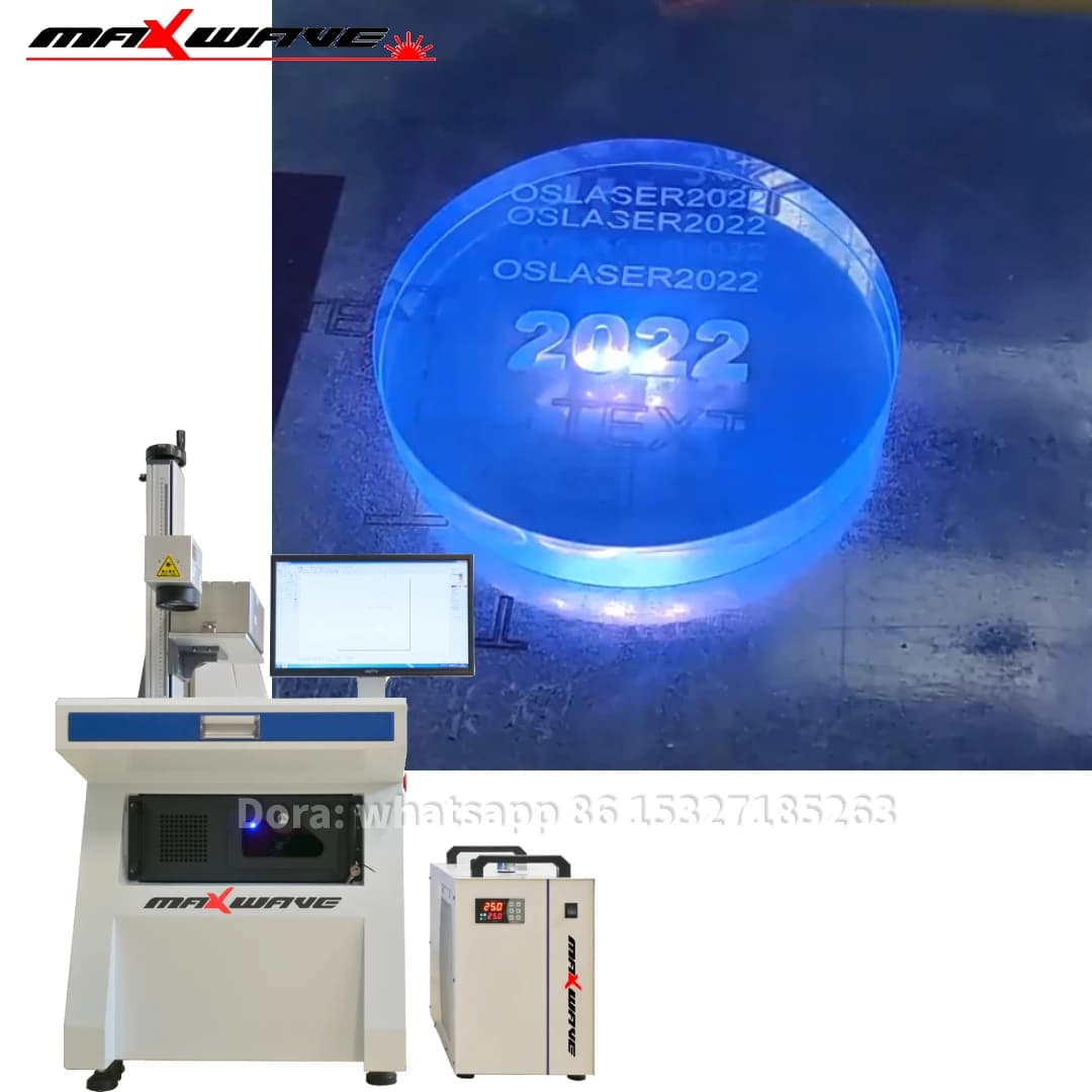 Laser Marking Machine UV Laser Engraving Machine Laser Engraving Machine for 3D Glass Metals Customization CNC DIY 3W 5W 10W